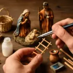 Come costruire piccoli accessori per il presepe? Tecniche facili che danno un tocco magico
