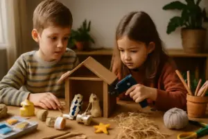 Decorazioni fai da te per presepi con bambini: attività divertenti che stimolano la creatività