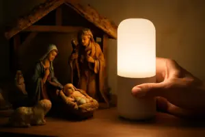 Cosa usare per illuminare il presepe senza rischi? La soluzione creativa che valorizza ogni scena