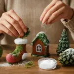 Come sistemare muschio e neve finta sulle decorazioni natalizie? Il trucco per un effetto realistico
