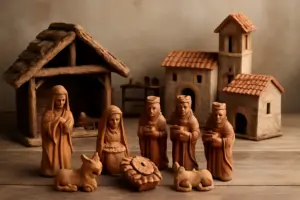 Decorazioni per presepi in stile rustico: semplicità senza tempo che conquista ogni ospite