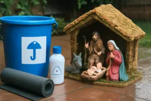 Materiali impermeabili per decorazioni esterne del presepe: la soluzione per resistere all’umidità