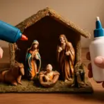 Pistola a caldo o colla vinilica per il presepe: quale scegliere per evitare distacchi durante le feste
