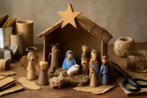 Presepe fai da te con materiali di recupero: come risparmiare senza rinunciare al bello