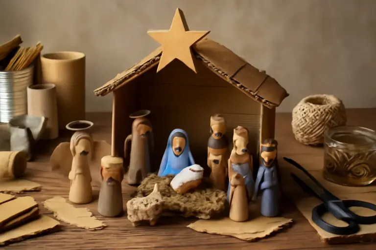 Presepe fai da te con materiali di recupero: come risparmiare senza rinunciare al bello