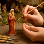 Pennelli per dettagli nel presepe fai da te: la misura ideale per non sbagliare contorno