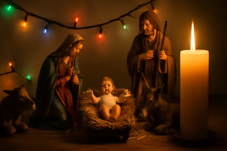 Simbolismo delle luci nel presepe: la rappresentazione che si rinnova ogni anno