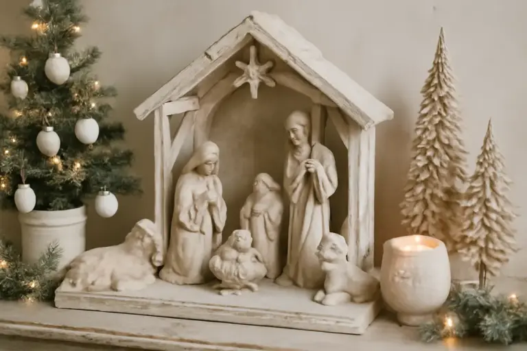 Presepi in stile shabby chic: decorazioni natalizie che trasformano ogni ambiente