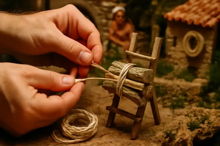 Corda, spago o nastrino per micro accessori? La scelta giusta per dettagli duraturi nel presepe