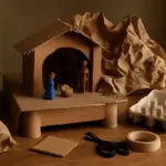 Materiali riciclabili per strutture portanti del presepe: come costruire senza acquistare nulla