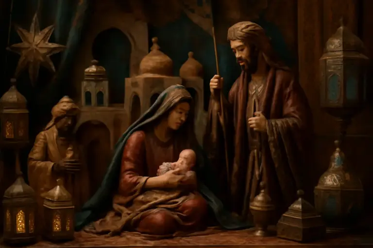 Presepe in stile orientale: decorazioni e particolari per ricreare atmosfere da mille e una notte