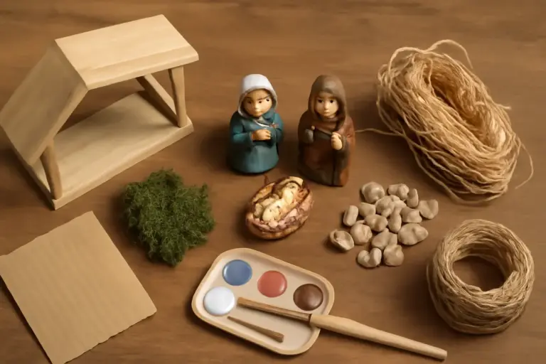 Materiali essenziali per iniziare un presepe fai da te: la selezione che evita gli sprechi