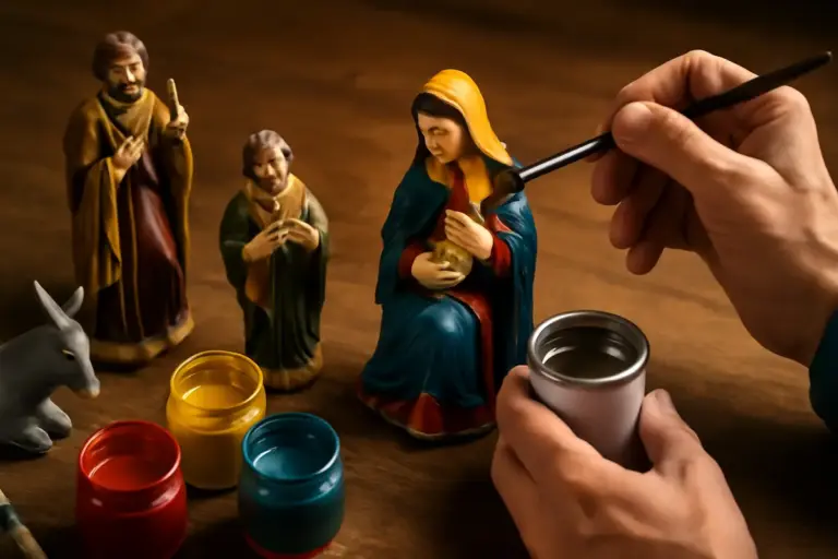 Qual è il modo migliore per colorare le statuine del presepe? Il segreto per un risultato duraturo